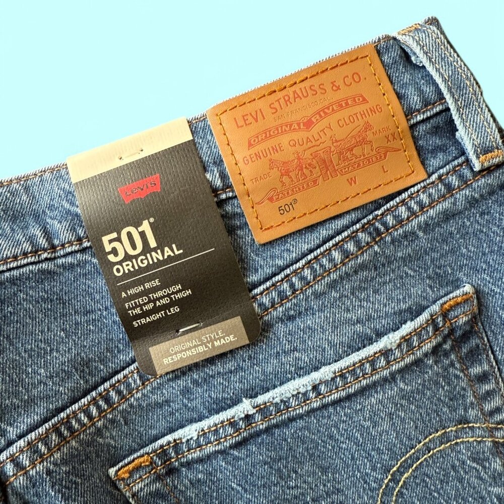 Levi's 501 Women's Jeans Size 34 x 32 High Rise Straight Leg